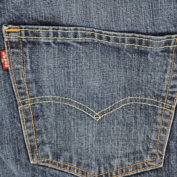 Levi's 569 Loose Fit Men's Blue Jean Denim Shorts - Picture 6 of 8